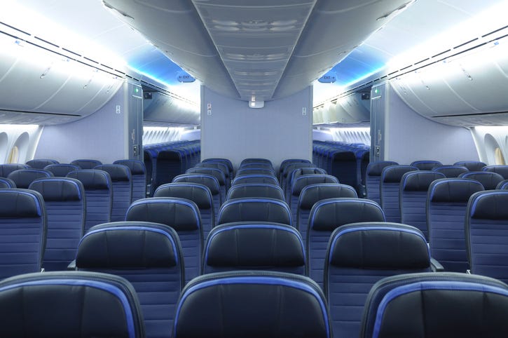 Airplane seats