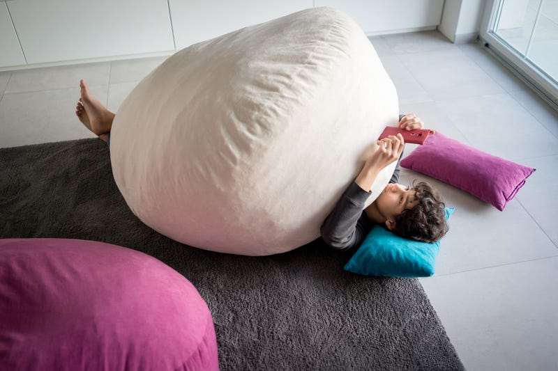 Guy under Bean Bag