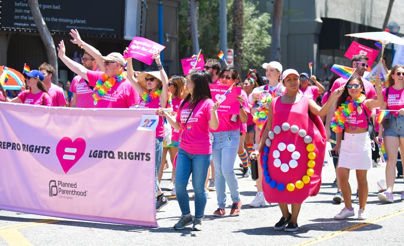 Planned Parenthood at LA Pride 2019 on June 07, 2019 in West Hollywood, California.