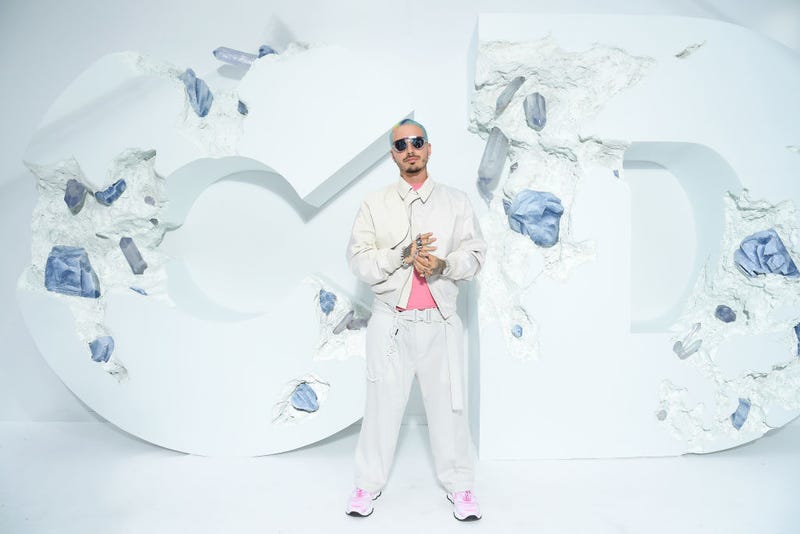 Balvin attends the Dior Homme Menswear Spring Summer 2020 show as part of Paris Fashion Week on June 21, 2019 in Paris, France.