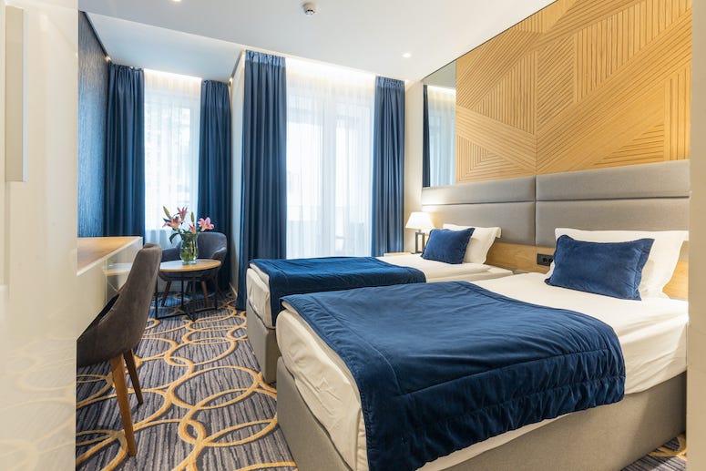 Hotel Room, Two Beds