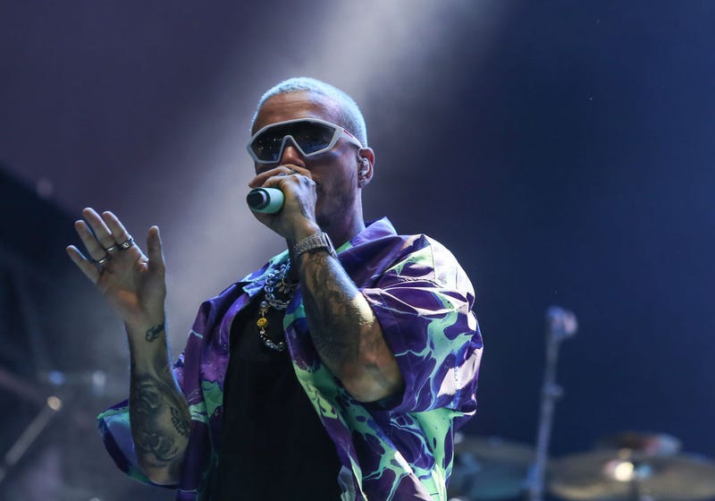 Balvin performs on stage