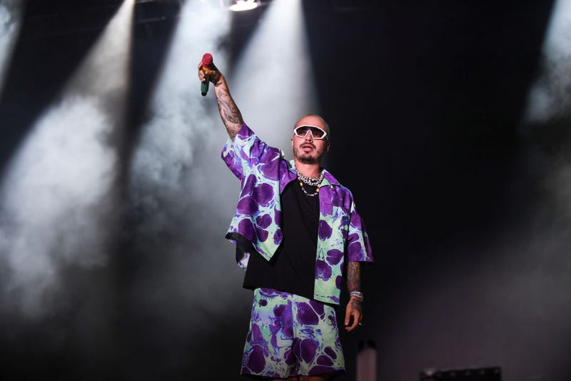 J Balvin performs on stage at concert sponsored by Guess at Kucukciftlik Park on July 26, 2019 in Istanbul, Turkey.