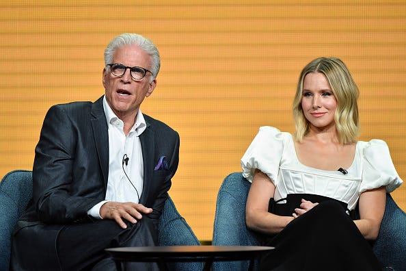 Ted Danson and Kristen Bell