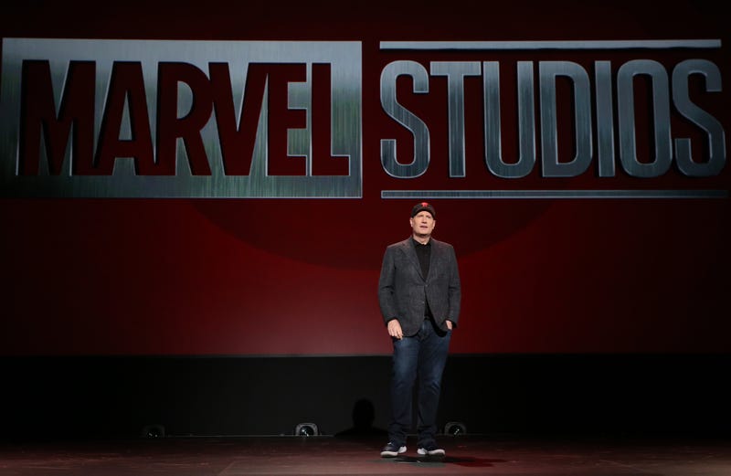 ANAHEIM, CALIFORNIA - AUGUST 24: President of Marvel Studios Kevin Feige took part today in the Walt Disney Studios presentation at Disney’s D23 EXPO 2019 in Anaheim, Calif. (