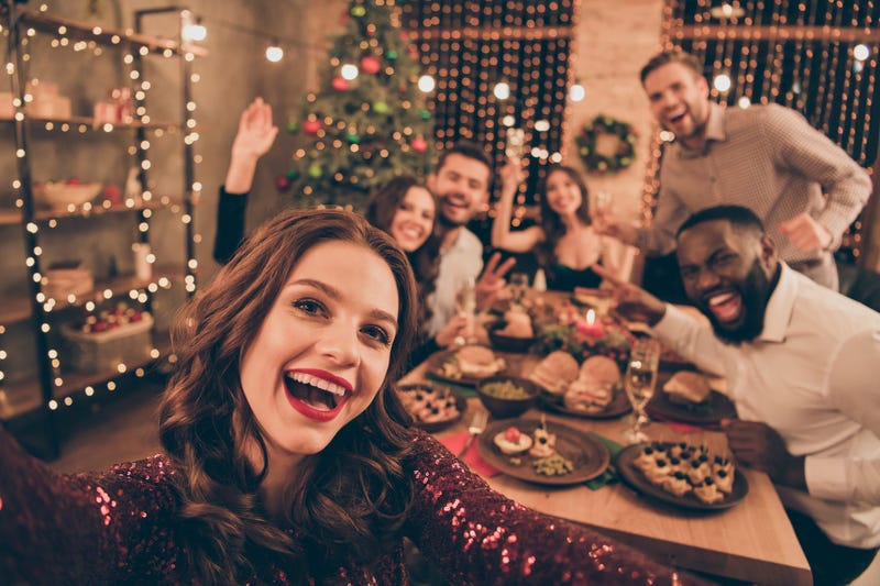 Holiday party with friends