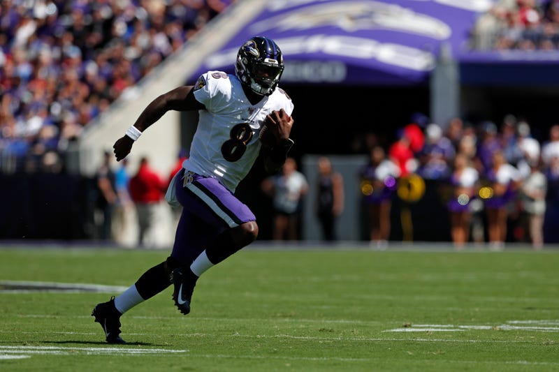 Lamar Jackson will lead the Ravens into Kansas City on Sunday.