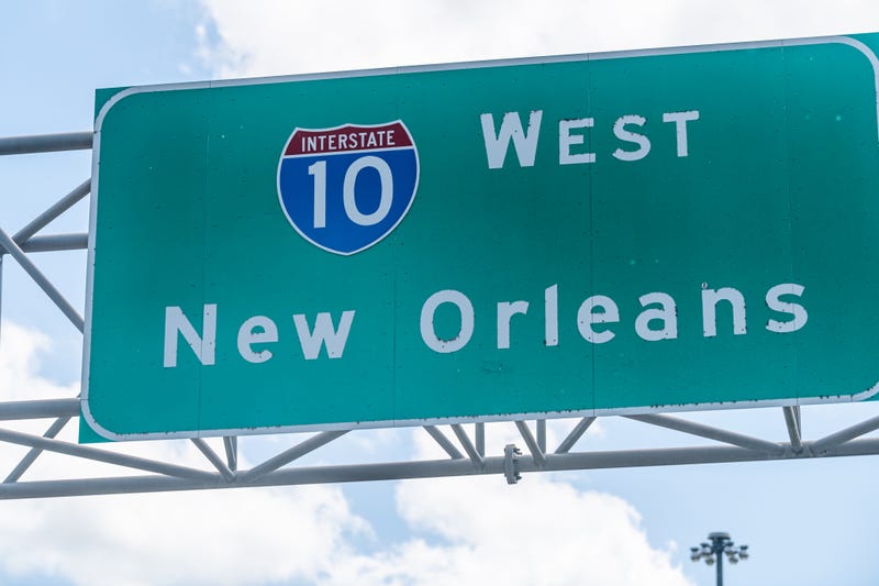 Interstate 10 sign