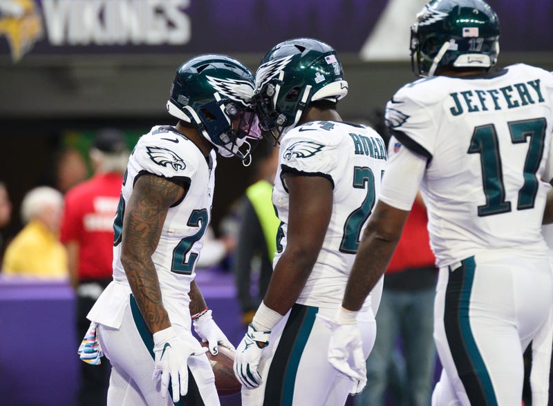 Miles Sanders and Jordan Howard may have to carry the Eagles to the postseason.