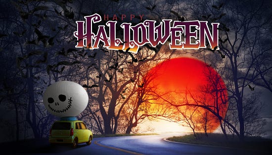 Halloween road