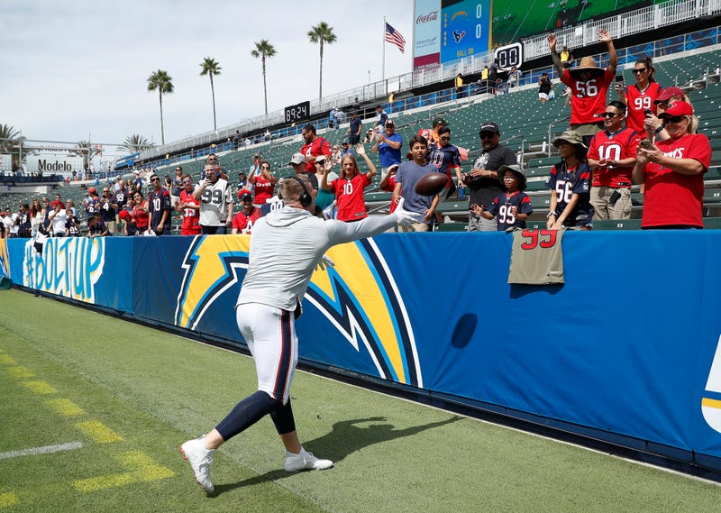 JJ Watt at Dignity Health Sports Park
