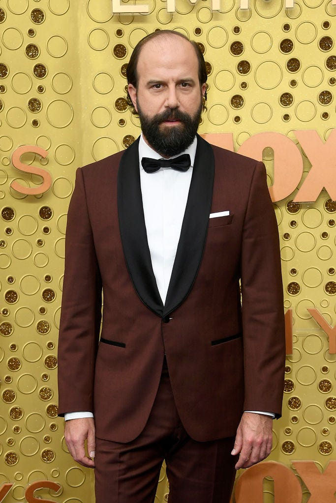 fleabag cast member brett gelman arives to 2019 emmys
