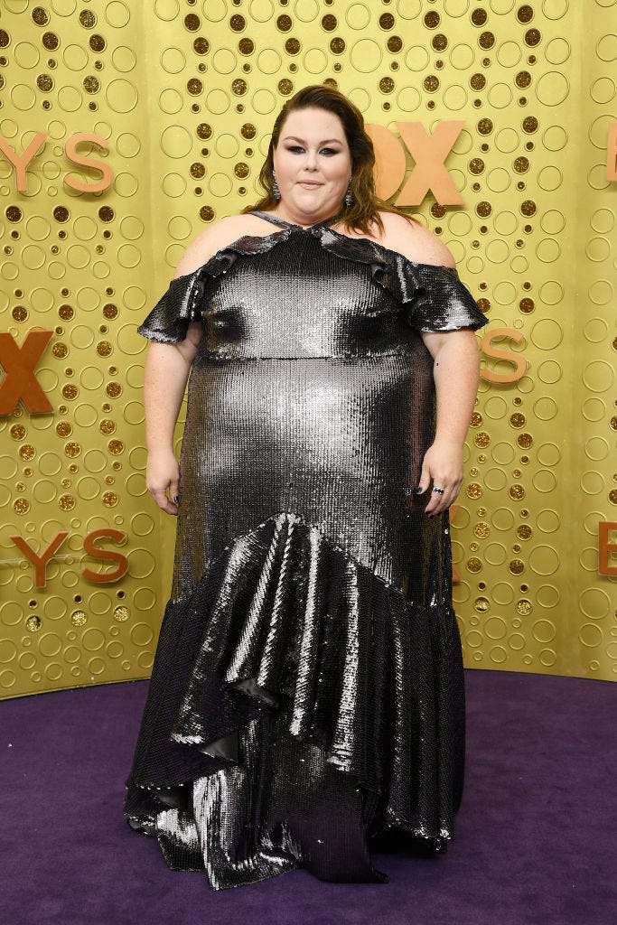 chrissy metz arrives at the 2019 emmy awards