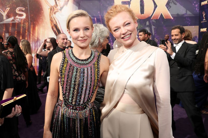 kristin bell and sarah snook at the 2019 emmy awards