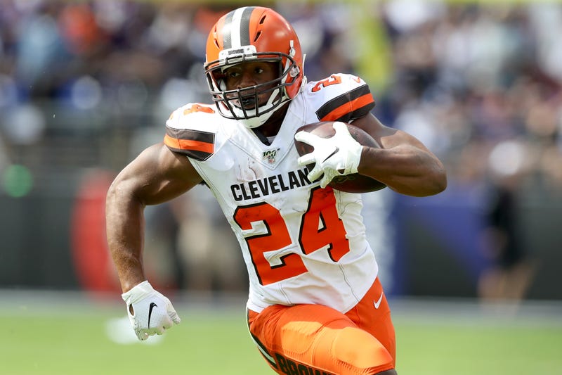 Nick Chubb had three touchdowns in Week 4.