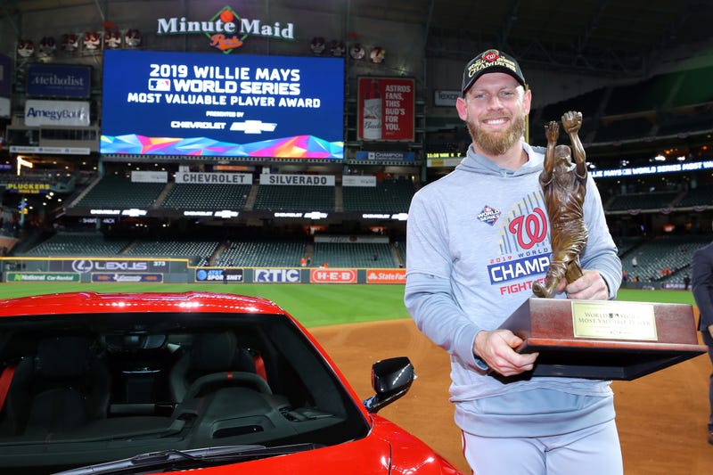 Stephen Strasburg won the World Series MVP in 2019.
