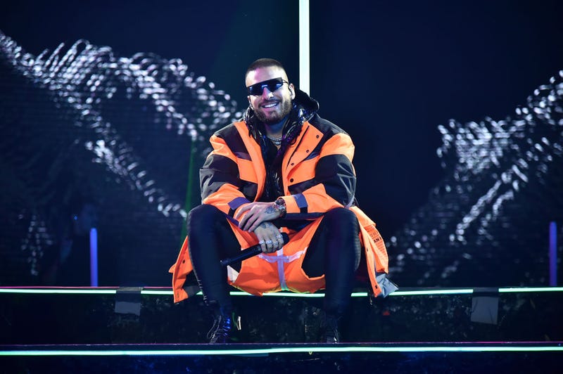 Maluma performs at Madison Square Garden on October 04, 2019 in New York City.