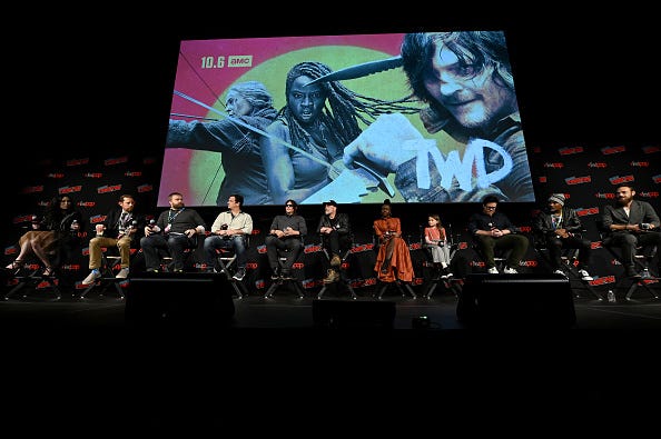 The Walking Dead panel
