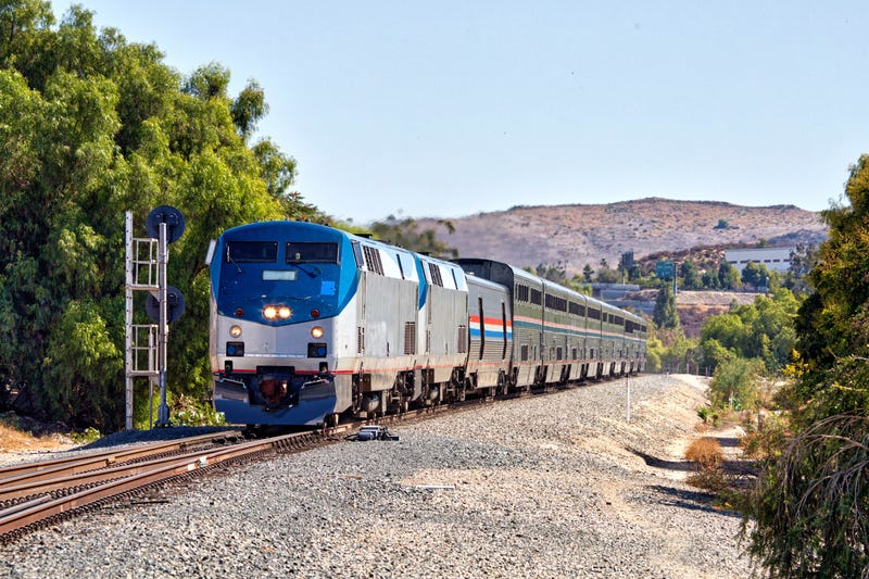 Amtrak train.