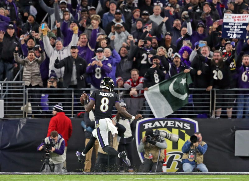 Lamar Jackson and the Ravens upset the Patriots in Week 9.