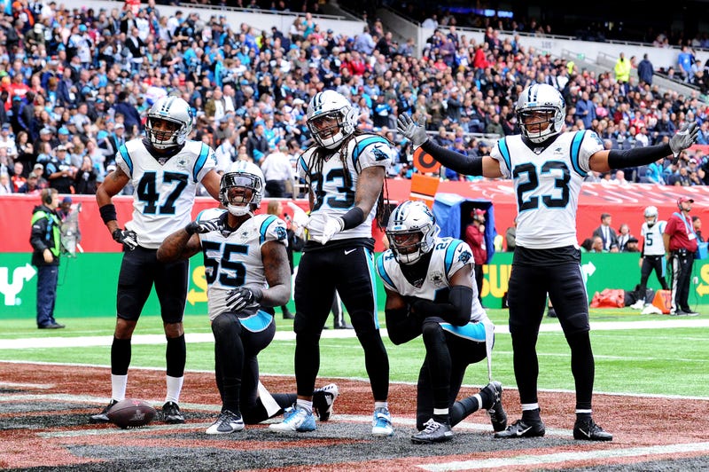The Panthers secondary "Thieves Avenue" in 2019