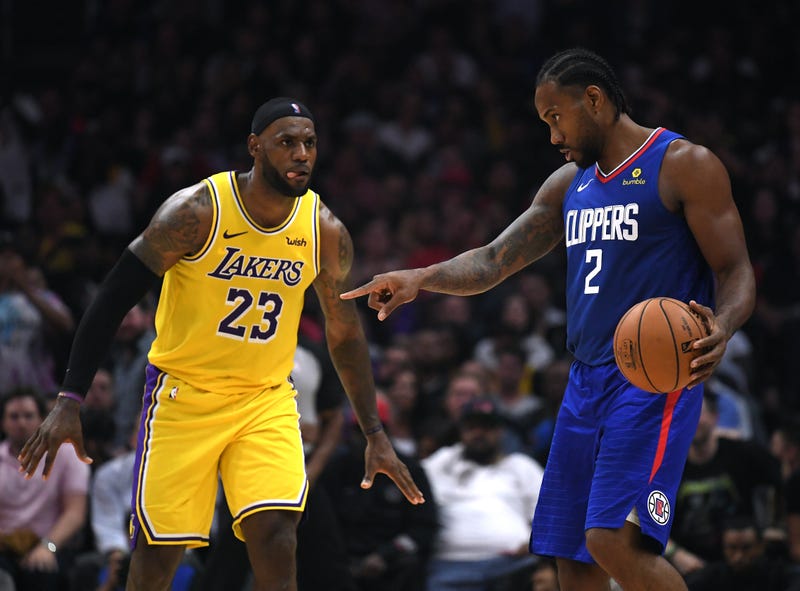LeBron James and Kawhi Leonard