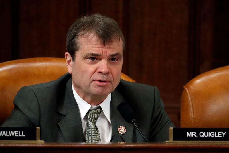 U.S. Rep. Mike Quigley (D-IL) questions Lt. Col. Alexander Vindman, National Security Council Director for European Affairs and Jennifer Williams, adviser to Vice President Mike Pence for European and Russian Affairs during testimony before the House Intelligence Committee in the Longworth House Office Building on Capitol Hill November 19, 2019 in Washington, DC.
