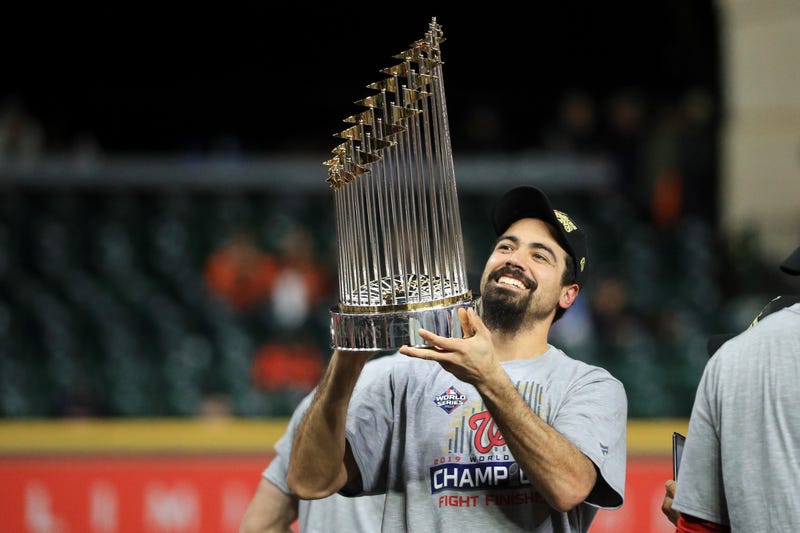 Anthony Rendon helped the Nationals to win their first World Series title in franchise history in 2019.