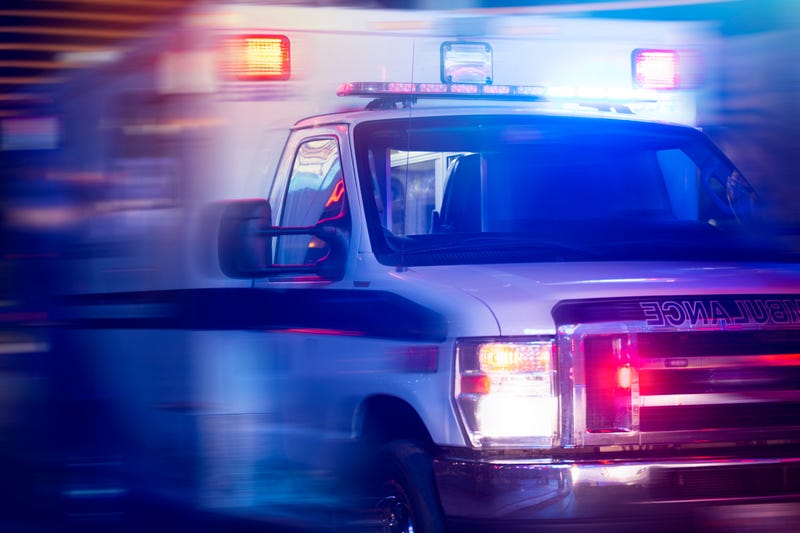Blurry ambulance