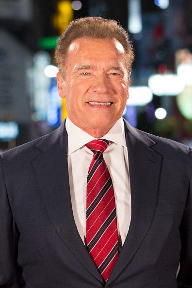 Arnold Schwarzenegger attends the Japan premiere of 'Terminator: Dark Fate' at Shinjuku Kabuki-cho Godzilla Road on November 06, 2019 in Tokyo, Japan.