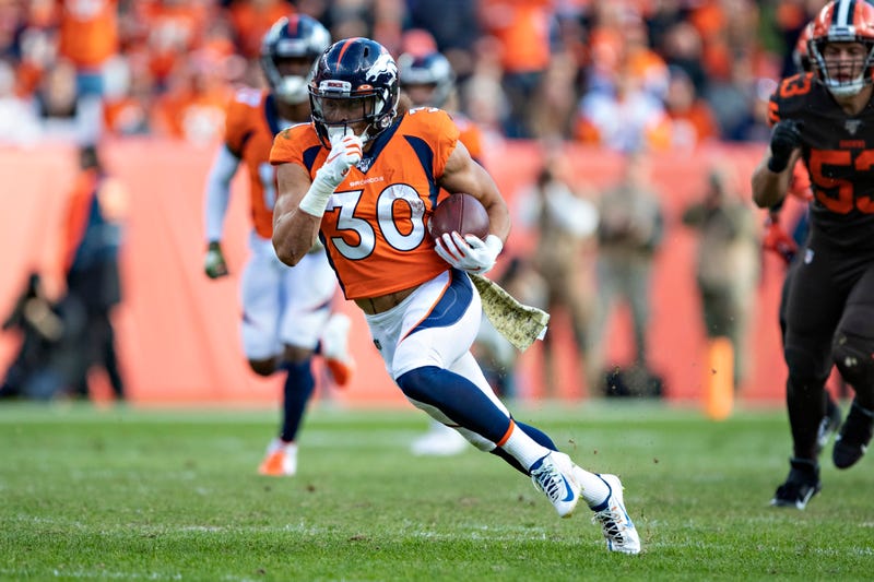 Phillip Lindsay and the Broncos are returning from their bye week.