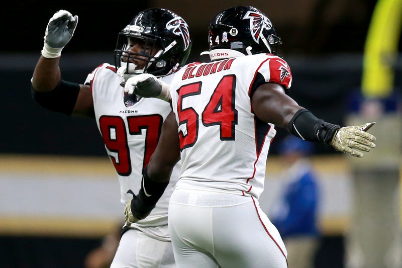 The Falcons defense shut the Saints down in a Week 10 upset.