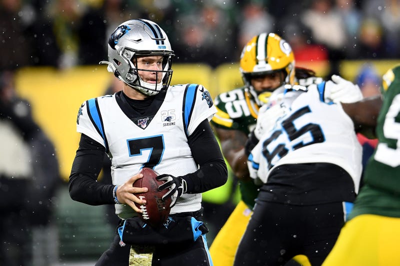 Kyle Allen nearly led the Panthers back from a 14-point deficit in Green Bay.
