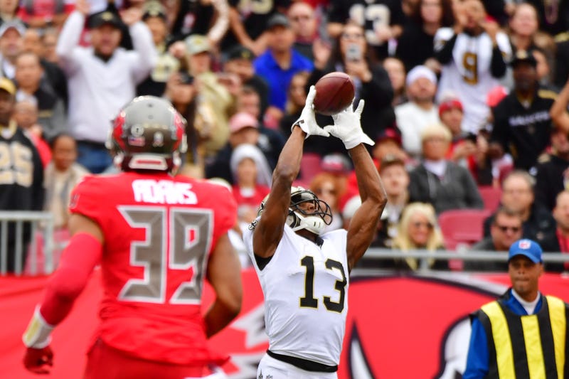 Michael Thomas had a big game against the Buccaneers last week.