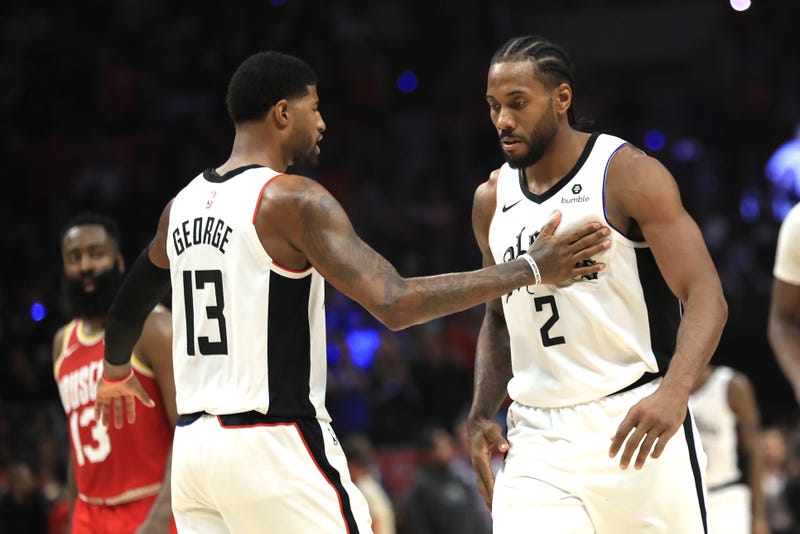 Paul George and Kawhi Leonard