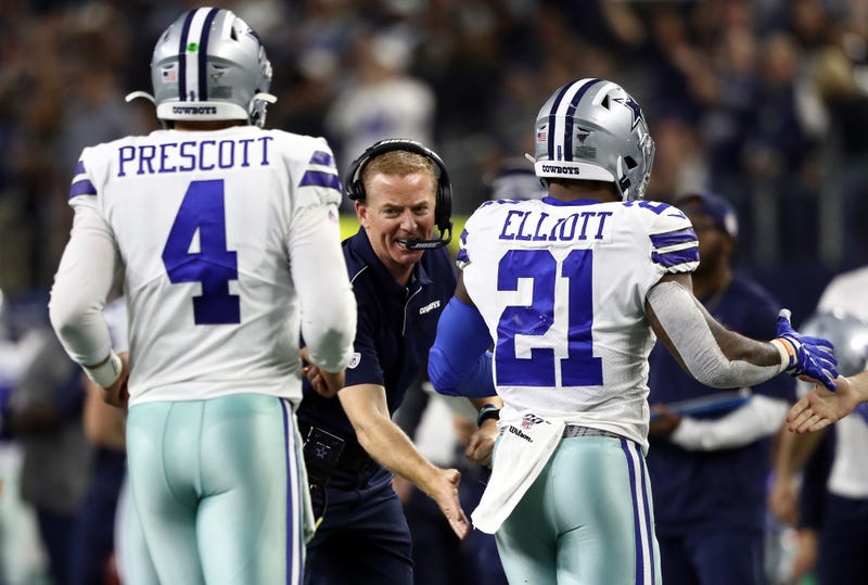 The Cowboys lead the NFC East.