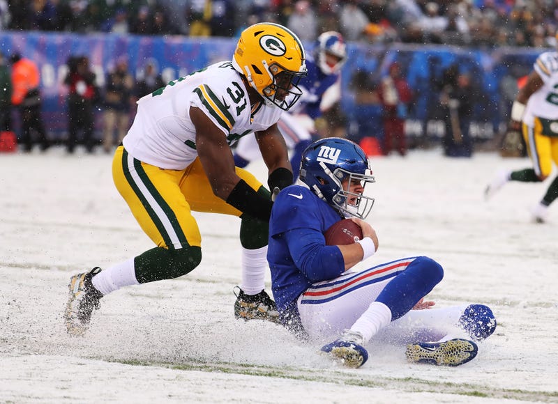 Daniel Jones and the Giants were blown out by the Packers.