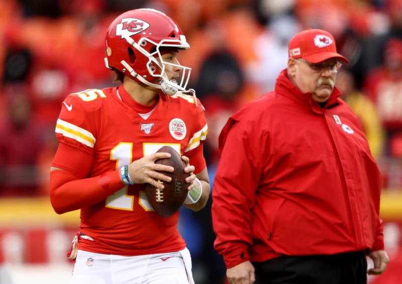 Patrick Mahomes, Andy Reid