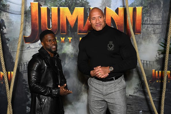 Dwayne "The Rock" Johnson and Kevin Hart