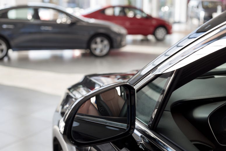 Car dealership showroom