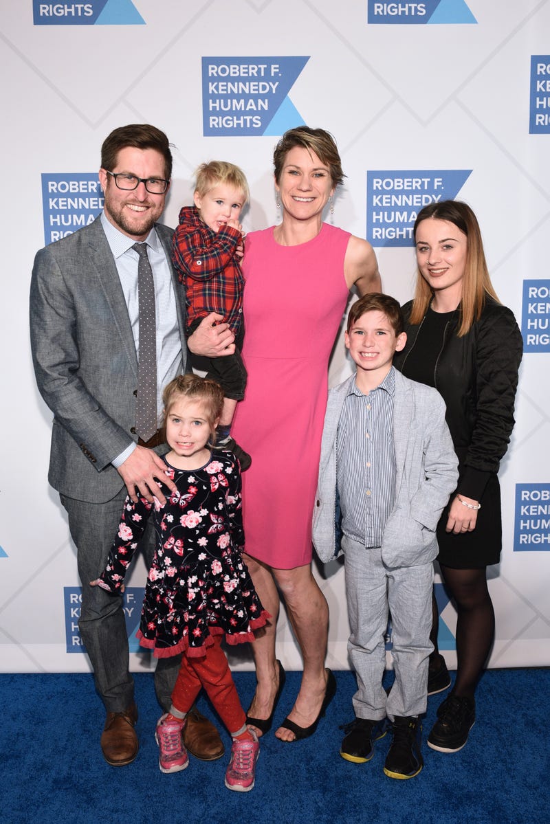 David McKean, Maeve Kennedy Townsend McKean and family at the Robert F. Kennedy Human Rights Hosts 2019 Ripple Of Hope Gala & Auction in NYC in December 2019.