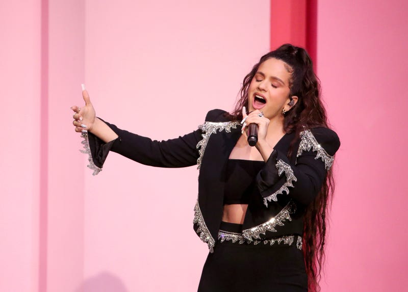 Rosalía performs onstage at the Billboard Women In Music 2019