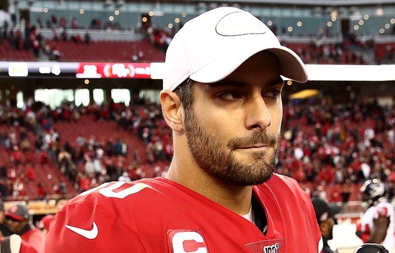 Jimmy Garoppolo and the 49ers were upset by the Falcons in Week 15.
