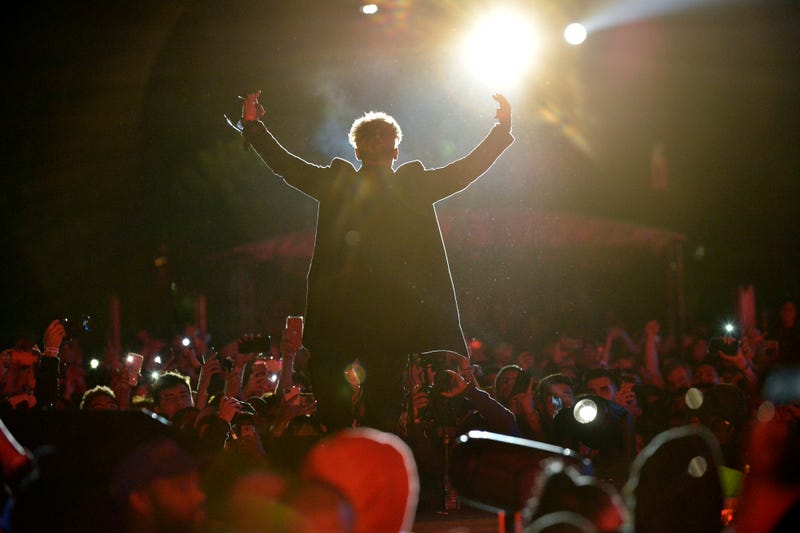 A performer onstage during Rolling Loud Los Angeles 2019.