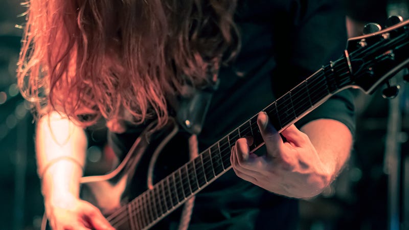 Metal guitarist