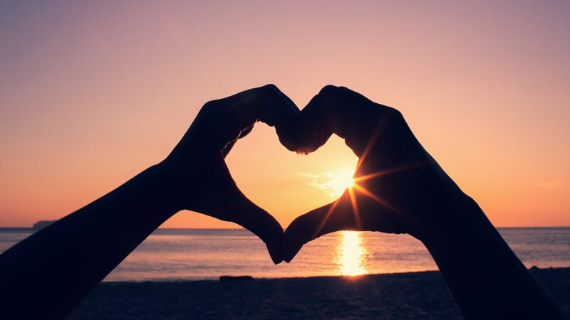 Sunrise with heart