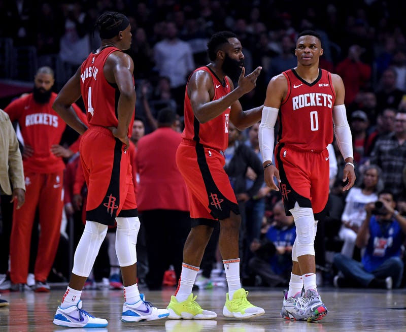James Harden and Russell Westbrook
