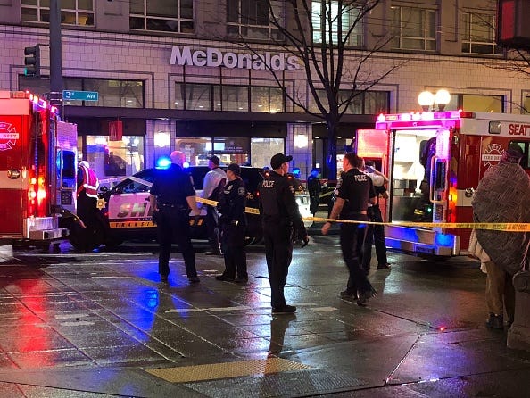 Shooting in downtown Seattle