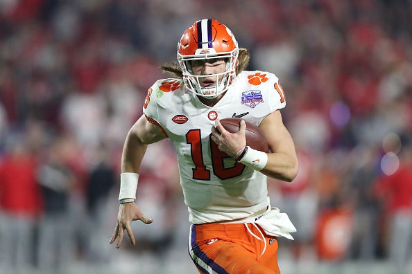 Trevor Lawrence is cheering for Justyn Ross's success with Kansas