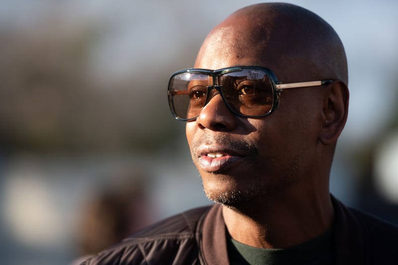 Comedian Dave Chappelle campaigns for Democratic presidential candidate Andrew Yang on January 30, 2020 in North Charleston, South Carolina.